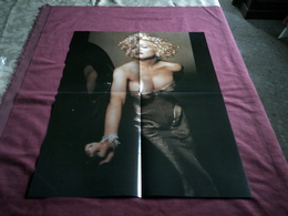 POSTER  MADONNA   460 X 640 Mm  + 1 PHOTO DU JOURNAL REGIONALISTE LE 9 JANVIER 1993  D'UN MAGAZIN  EXPOSE LE 8 01 1993 - Manifesti & Poster