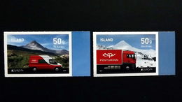 Island 1394/5 A **/mnh, EUROPA/CEPT 2013, Postfahrzeuge - Ungebraucht