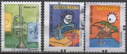 BRESIL__N°2814/2938/2939 __OBL VOIR SCAN - Used Stamps