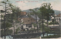 AK Löbau Am Löbauer Wasser Gasthof ? A Mühlenstraße Herwigsdorfer Straße Poetenweg Am Alten Friedhof Vorwerkstraße ? - Löbau