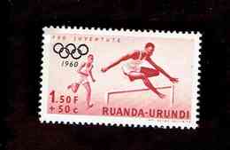 Ruanda-Urundi. OBP-COB. 1960 - N°220. *JEUX OLYMPIQUES DE ROME*.  1,50+ 50c Neuf - Ongebruikt