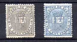 Serie De España N ºEdifil 141/42 * - Unused Stamps