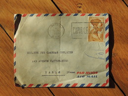 1955 - Gabon - Flamme Libreville - Seul Sur Lettre - FRANCO DE PORT - Lettres & Documents