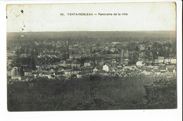 CPA Carte Postale - FRANCE - Fontainebleau - Panorama De La Ville  1913 -S2624 - Fontainebleau