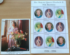 Tanzania 1996 Queen Elizabeth II 70th Birthday Royalty UK 1926-1996 1 Sheet + 1 Souvenir Sheet MNH** - Tanzanie (1964-...)