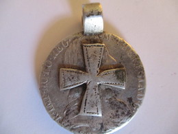 Croix éthiopienne Montée Sur Un Thaler Maria Theresa - Pendentifs
