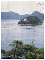 (34) Japan To Australia Air Mail Postcard - 1982 - Seasdide Views With Ferry / Aéroglisseur / - Aéroglisseurs