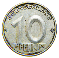 [NC] GERMANIA DDR - 10 PFENNIG 1950 A - 10 Pfennig