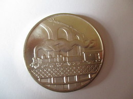 Switzerland: Medal Silver 125 Yr Railway 1972 - Gewerbliche