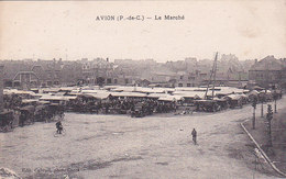 Pas De Calais Avion Le Marché éditeur Cabruil Cliché Carré - Avion