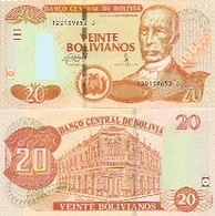 Bolivia  P-244  20 Bolivianos  1989    UNC - Bolivien