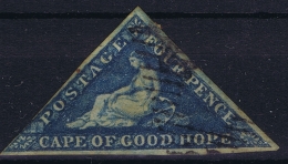 Cape Of Good Hope :  4d On Slight Blued Paper   Used - Kaap De Goede Hoop (1853-1904)