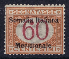 Italy Somalia Segnatasse  Sa 7 , Mi 7 MH/* Flz/ Charniere - Somalië (AFIS)