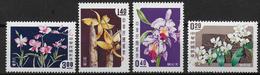 CHINE / FORMOSE - YVERT N° 255/258 * - COTE = 20 EUR. - ORCHIDEES - Ungebraucht