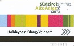 Italien Olang / Valdaora Südtirol Holidaypass - Autres & Non Classés
