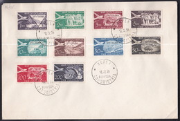 Triest B, Airmail 1954, FDC - Storia Postale