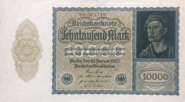 Germany 10.000 Mark, DEU-78c/Ro.69c (1922) - EF/XF - 10000 Mark