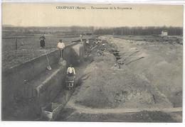 CHAMPIGNY - Terrassement De La Briqueterie - Champigny