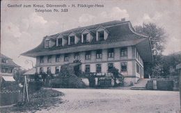 Dürrenroth Emmental BE, Gasthof Zum Kreuz, H. Flückiger-Hess (29.1.1919) - Dürrenroth