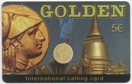 Golden 5€ Grèce : Médaille - Stamps & Coins