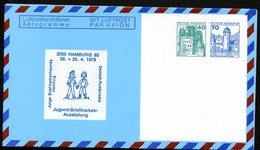 Bund PF35 D2/001 JUGEND-BRIEFMARKEN-AUSSTELLUNG HAMBURG 1979 - Enveloppes Privées - Neuves