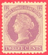 Canada Prince Edward Island # 16 Mint N/H F/VF  - Queen Victoria ''Cents'' Issue - Nuovi