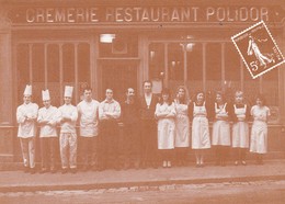 CPM 10x15 .REPRODUCTION  .Crèmerie-Restaurant POLIDOR (41, Rue Monsieur Le Prince PARIS 6°) - Restaurants