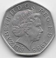 Grande Bretagne - 50 Pence - 1998 - 50 Pence
