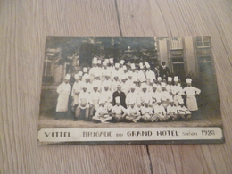 Carte Photo 88 Vosges Vittel Brigade Du Grand Hôtel Saison 1928 Cuisiniers - Contrexeville