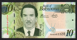 BOTSWANA : 10 Pula - 2012 - P30d - UNC - Botswana