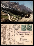 ANTICHI STATI - TERRITORI ITALIANI D’AUSTRIA - Carano / Cavalese (P.ti 7) - Cartolina Panoramica (Passo Rolle) Per Venez - Autres & Non Classés