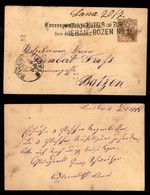 ANTICHI STATI - TERRITORI ITALIANI D’AUSTRIA - Lana 20/7 (manoscritto) + Postconducteur Im Zuge Meran Bozen N.8 - Cartol - Sonstige & Ohne Zuordnung