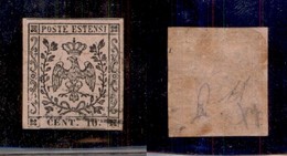 ANTICHI STATI - MODENA - 1852 - 10 Cent (9) Usato - Diena (600) - Andere & Zonder Classificatie