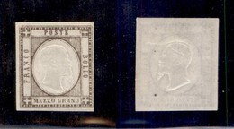 ANTICHI STATI - NAPOLI - 1861 - Mezzo Grano (18) - Gomma Integra (700) - Other & Unclassified