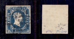 ANTICHI STATI - SARDEGNA - 1851 - 20 Cent (2) Usato - Chiavarello (550) - Other & Unclassified