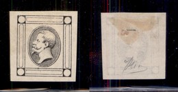 REGNO D'ITALIA - REGNO - 1863 - Saggio - 15 Cent (tipo 12) In Nero - Senza Gomma - Cert. AG - Other & Unclassified