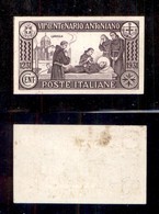 REGNO D'ITALIA - REGNO - 1931 - Saggio Di Incisione - 75 Cent S. Antonio (tipo 296) - Ornato Al Posto Del Valore - Senza - Other & Unclassified