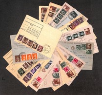 REGNO D'ITALIA - REGNO - Umberto II - 1946 (9 Maggio/9 Giugno) - 17 Cartoline Postali Con Affrancature Complementari Del - Other & Unclassified
