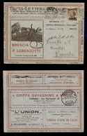 REGNO D'ITALIA - REGNO - BLP - 40 Cent (9) Su Busta Speciale (4 Lombardia) Da Brescia A Rovereto Del 16.10.26 - Compleme - Sonstige & Ohne Zuordnung