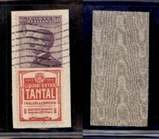 REGNO D'ITALIA - REGNO - 1925 - Pubblicitari - 50 Cent Tantal (18) Usato Su Frammento (350) - Sonstige & Ohne Zuordnung