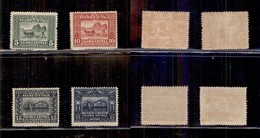 COLONIE - ERITREA - 1910/1914 - Soggetti Africani (34/37) - Serie Completa - Gomma Originale (800) - Sonstige & Ohne Zuordnung