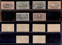 COLONIE - ERITREA - 1924 - Manzoni (71/76) - Serie Completa - Gomma Integra - Cert. AG (2.000) - Sonstige & Ohne Zuordnung