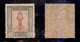 COLONIE - LIBIA - 15 Cent Pittorica (25) - Gomma Integra (500) - Other & Unclassified