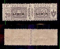 COLONIE - LIBIA - 1924 - Pacchi Postali - 20 Lire (13) - Gomma Integra - Cert. AG (720) - Other & Unclassified