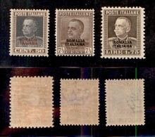 COLONIE - SOMALIA - 1928 - Soprastampati (116/118) - Serie Completa - Gomma Integra (700) - Altri & Non Classificati