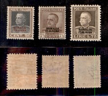COLONIE - SOMALIA - 1928 - Soprastampati (116/118) - Serie Completa - Gomma Integra (700) - Sonstige & Ohne Zuordnung