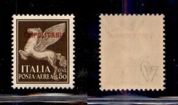 COLONIE - TRIPOLITANIA - 1930 - 50 Cent (8-Aerea) - Gomma Integra (300) - Sonstige & Ohne Zuordnung