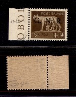 REPUBBLICA SOCIALE - GNR BRESCIA - 1943 - Spaziati - 5 Cent (470/A) - Gomma Integra - Fiecchi + Cert. AG (3.600) - Sonstige & Ohne Zuordnung