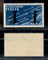 REPUBBLICA SOCIALE - PROVVISORI  - 1944 - Saggi - 2 Lire (P15A-Aerea) - Posizione 13 - Gomma Integra - Cert. Colla (6.00 - Other & Unclassified