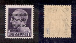 EMISSIONI LOCALI - CLN - TERAMO - 1944 - 1 Lira (8l) U Piccolo (prima Tiratura) - Gomma Integra - Cert. Raybaudi (3.000) - Sonstige & Ohne Zuordnung